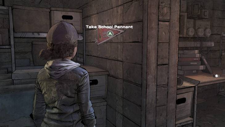 the walking dead episode 3 school pennant