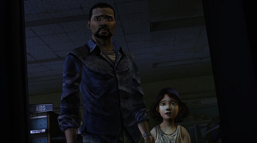 The Walking Dead Season 3 Reveal Set for Sunday - Clementine and Lee in convenience store