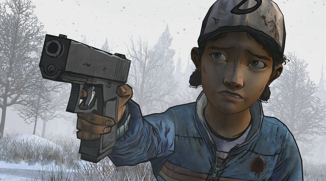 The Walking Dead: Season 3 Could Feature Older Clementine - Clementine with gun