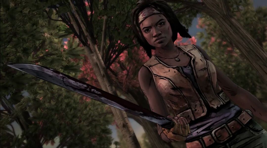 the walking dead michonne trailer game awards