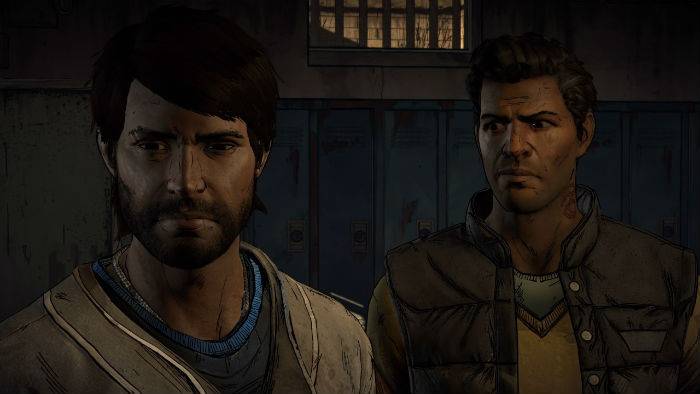 the walking dead new frontier javi david prison