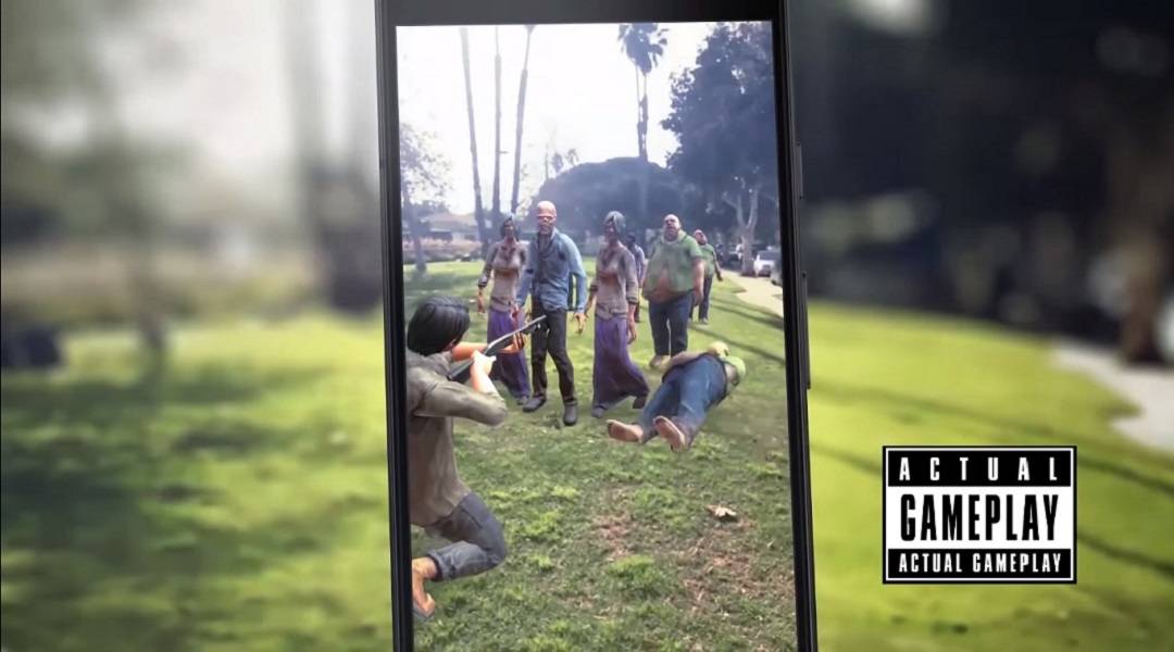 the walking dead: our world glenn shooting zombies