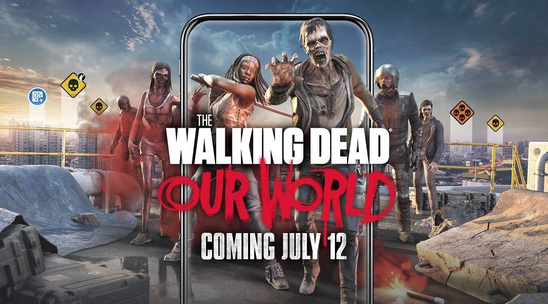 the walking dead our world key art