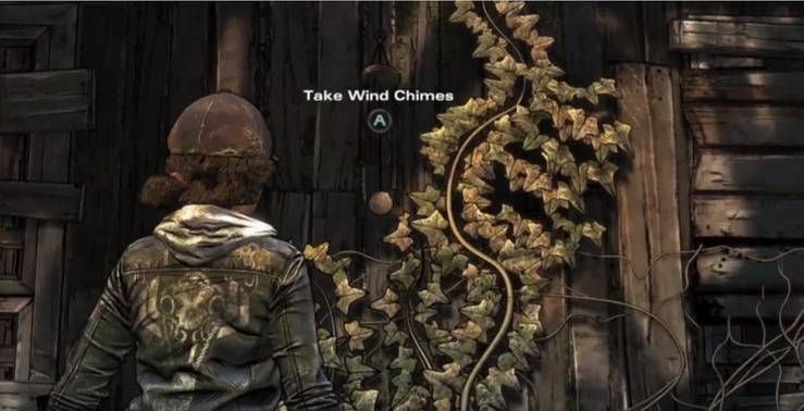 the walking dead episode 3 where to find wind chime