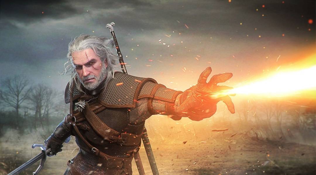 the witcher soulcalibur VI promo geralt