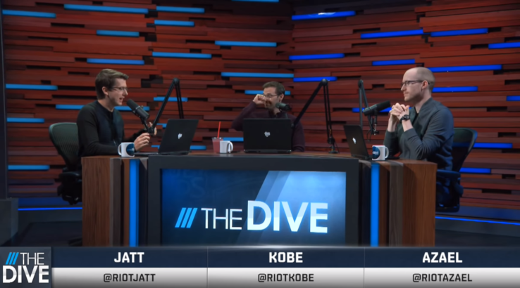 The Dive, one of Riot's regular esports programs.