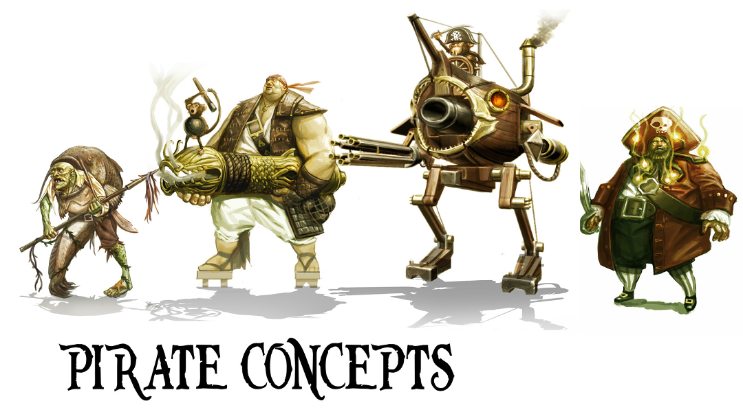 Character Models from Timesplitters Concept Art