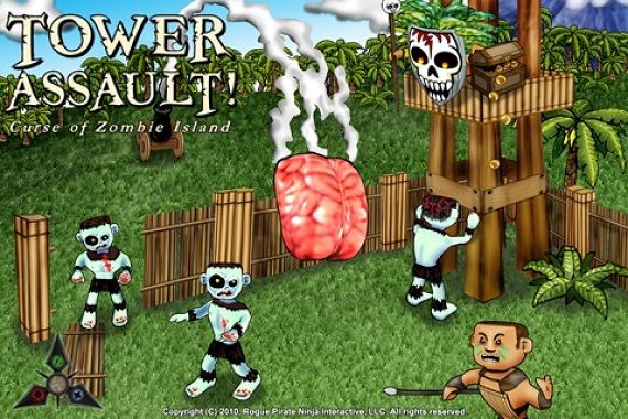 tower assualt curse of zombie island line defense preview