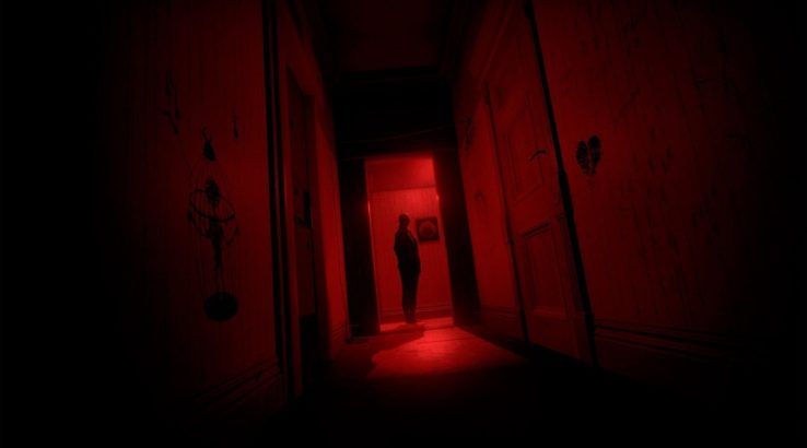 transference red hallway mom