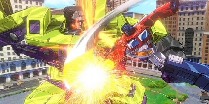 Transformers: Devastation Gameplay Trailer - Optimus Prime battling Devastator