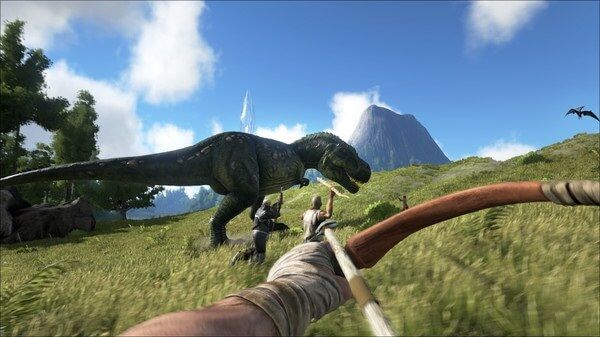 ARK: Survival Evolved - Bow hunting T-rex