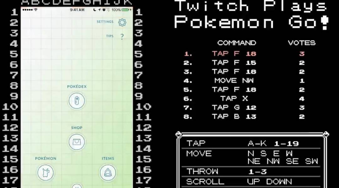 twitch plays pokemon go