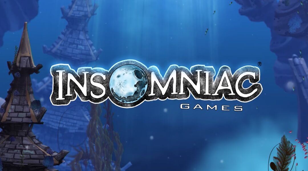 Insomniac New Game Teaser - Underwater Insomniac Games logo
