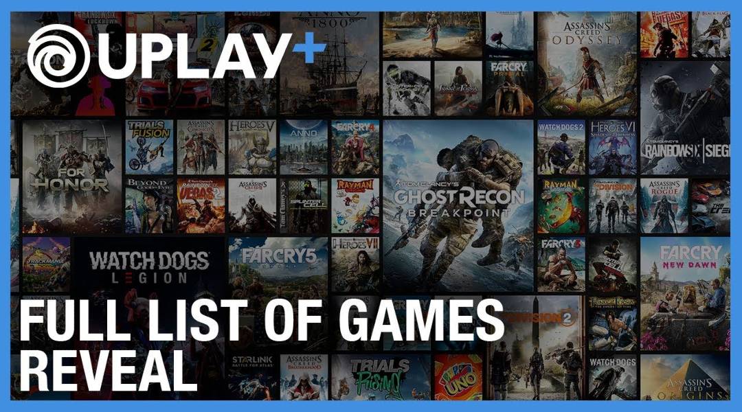 Uplay+ Game Library and DLC Revealed