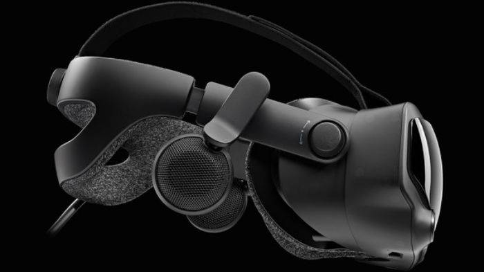 valve index vr headset side view