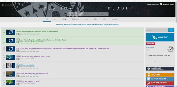 Warframe Subreddit Pokes Fun At Destiny Comparison Game Rant