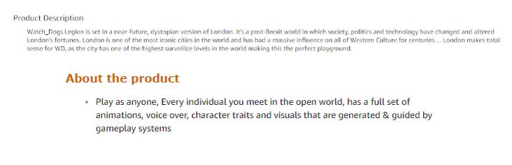 watch dogs legion leaked product info