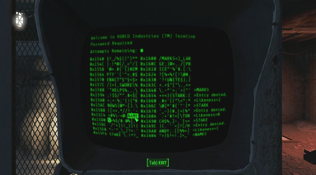 Weird Hack Fallout 4 Terminal