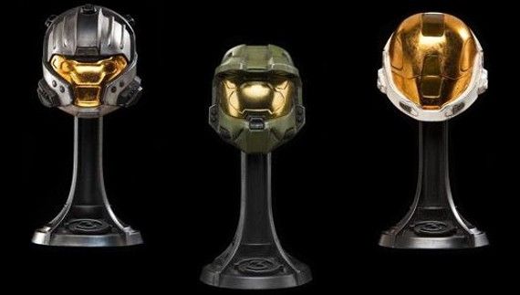 The WETA Halo helmets: C.Q.B, Mark IV and E.V.A.