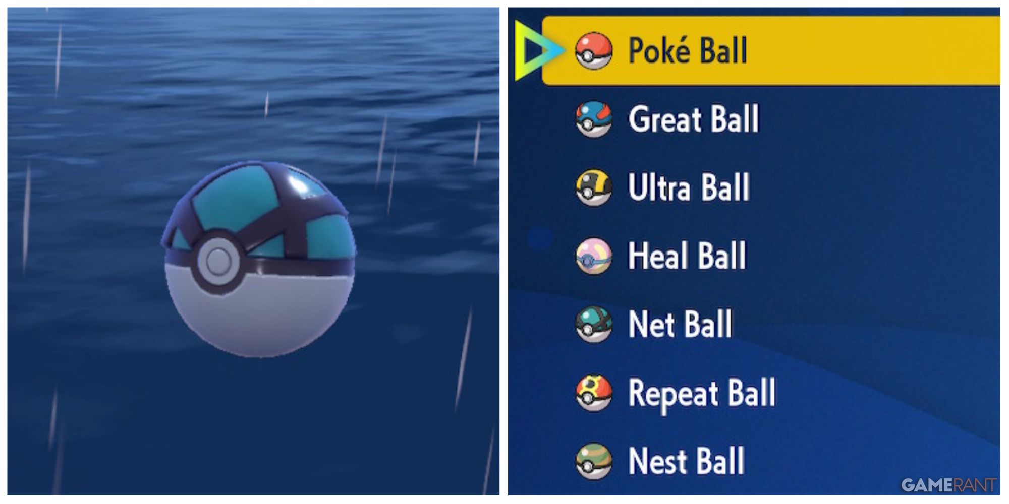 pokemon scarlet violet net ball 