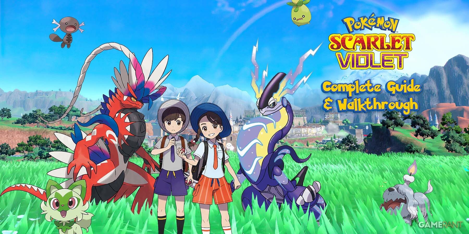 Pokemon Scarlet and Violet Legendary, Paradox, and Gift Pokemon Locations