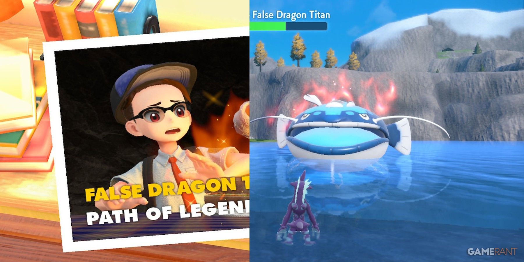 Pokemon Scarlet Violet-False Dragon Titan Custom Thumbnail 