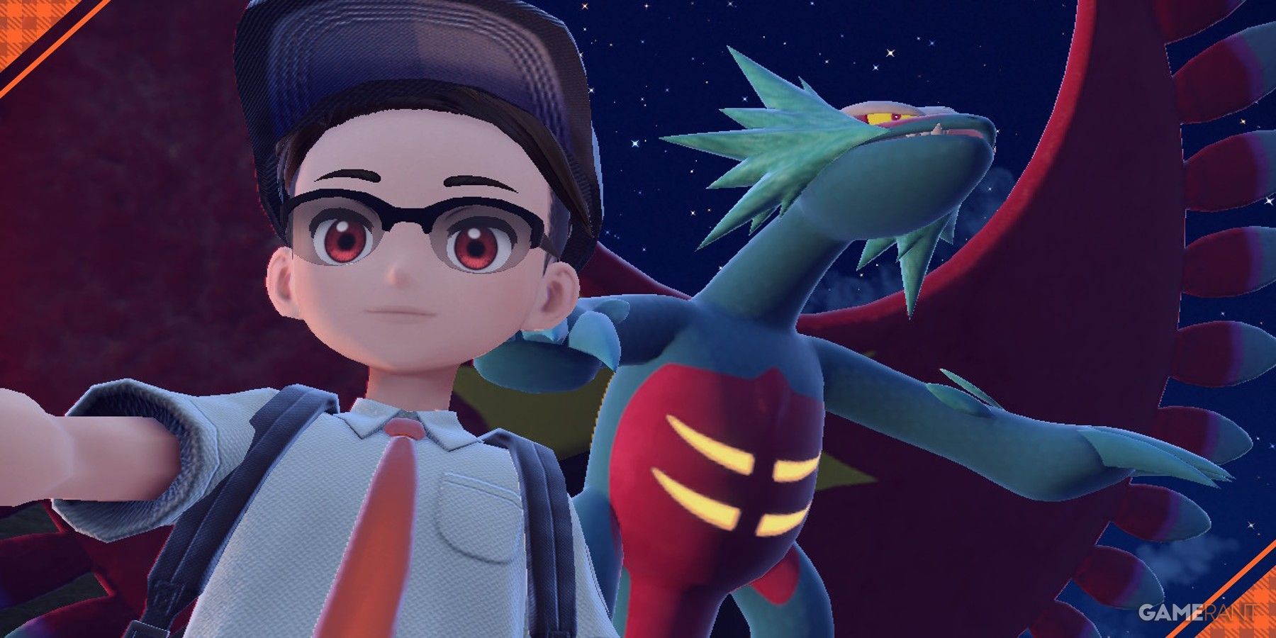 Pokemon Scarlet Violet-Roaring Moon Selfie in game