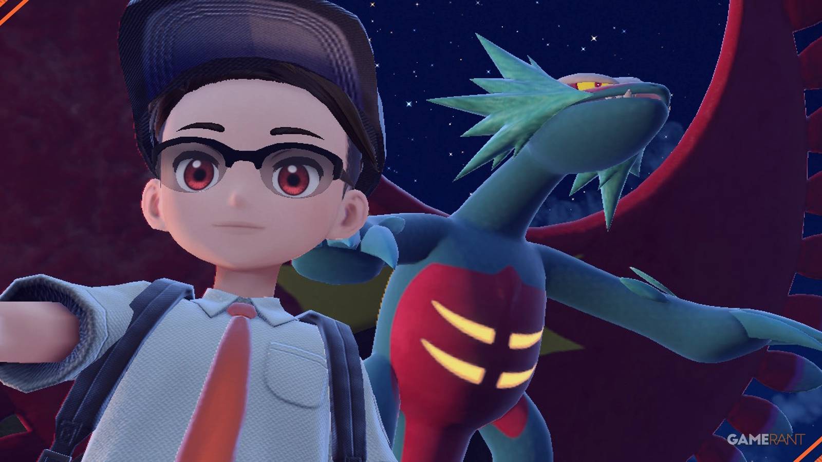Pokemon Scarlet Violet-Roaring Moon Selfie in game