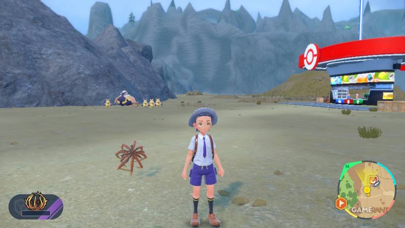 walking with bramblin pokemon scarlet and violet