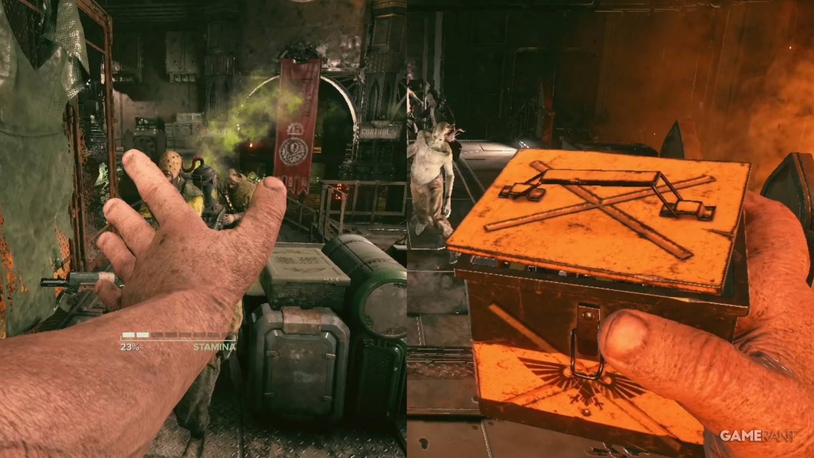 Warhammer 40,000 Darktide Best Ogryn Skullbreaker Feats Collage