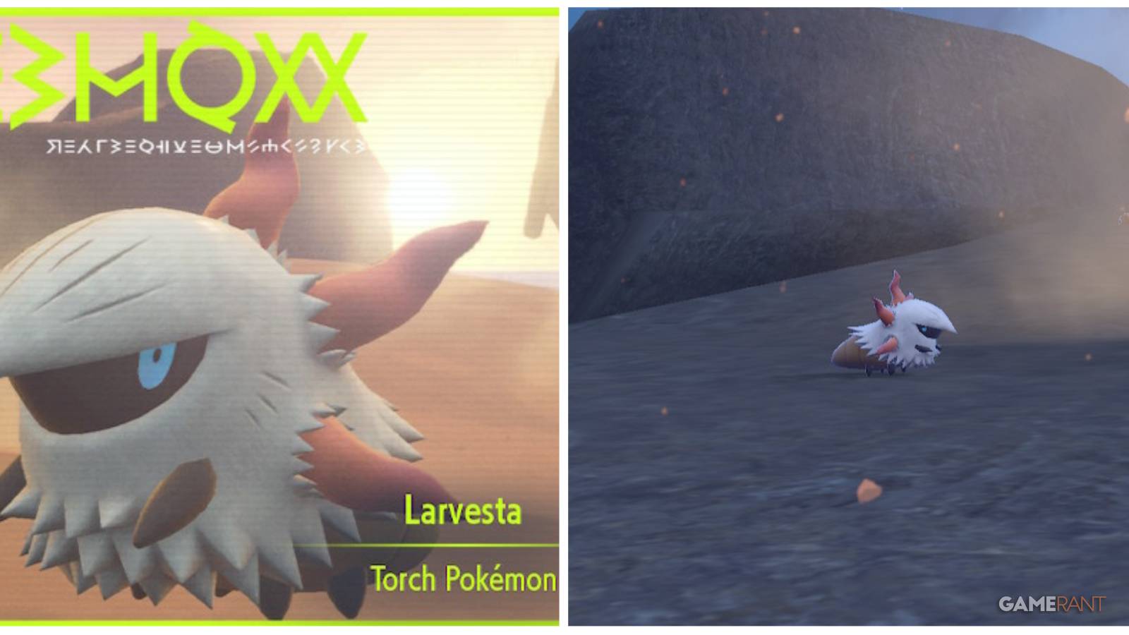 Pokemon Scarlet & Violet Larvesta feature
