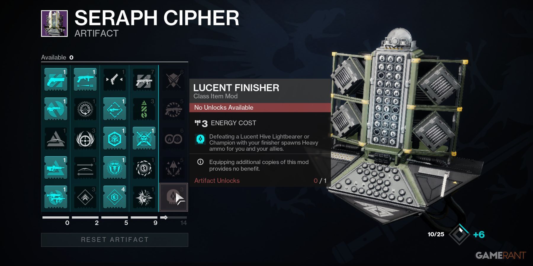 Destiny 2 Lucent Finisher