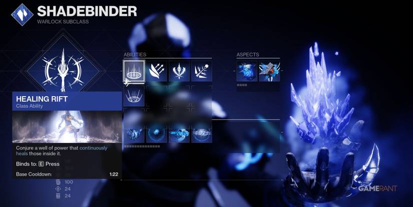 Destiny 2 Warlock Healing Rift Class Ability