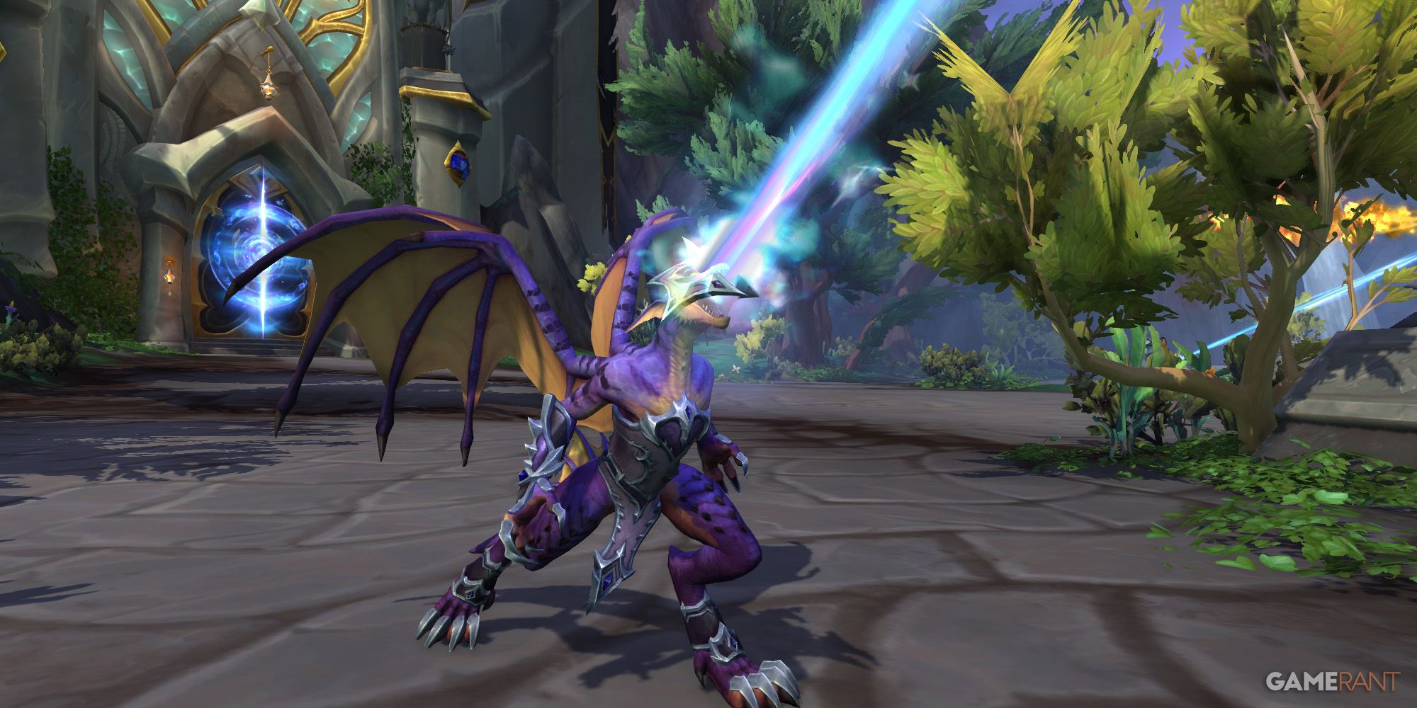 screenshot of an evoker in wow dragonflight