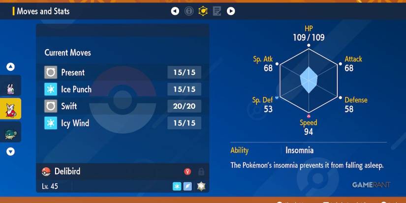 pokemon scarlet violet delibird hidden ability