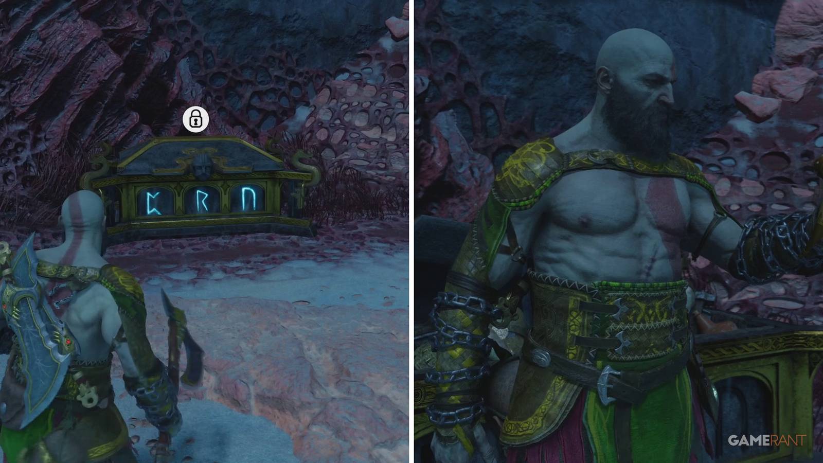 God of War Ragnarok: The Barrens Nornir Chest Guide (Alfheim)
