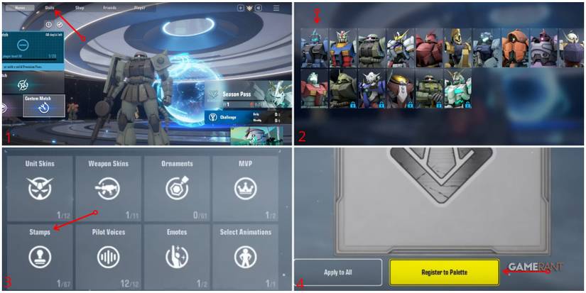 Gundam Evolution Stamp Managment-1