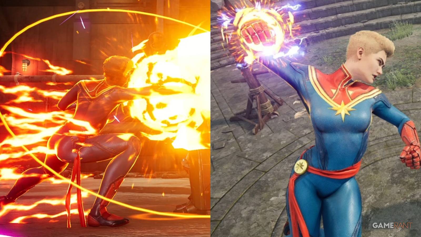 Marvel's Midnight Suns Best Deck For Captain Marvel Collage