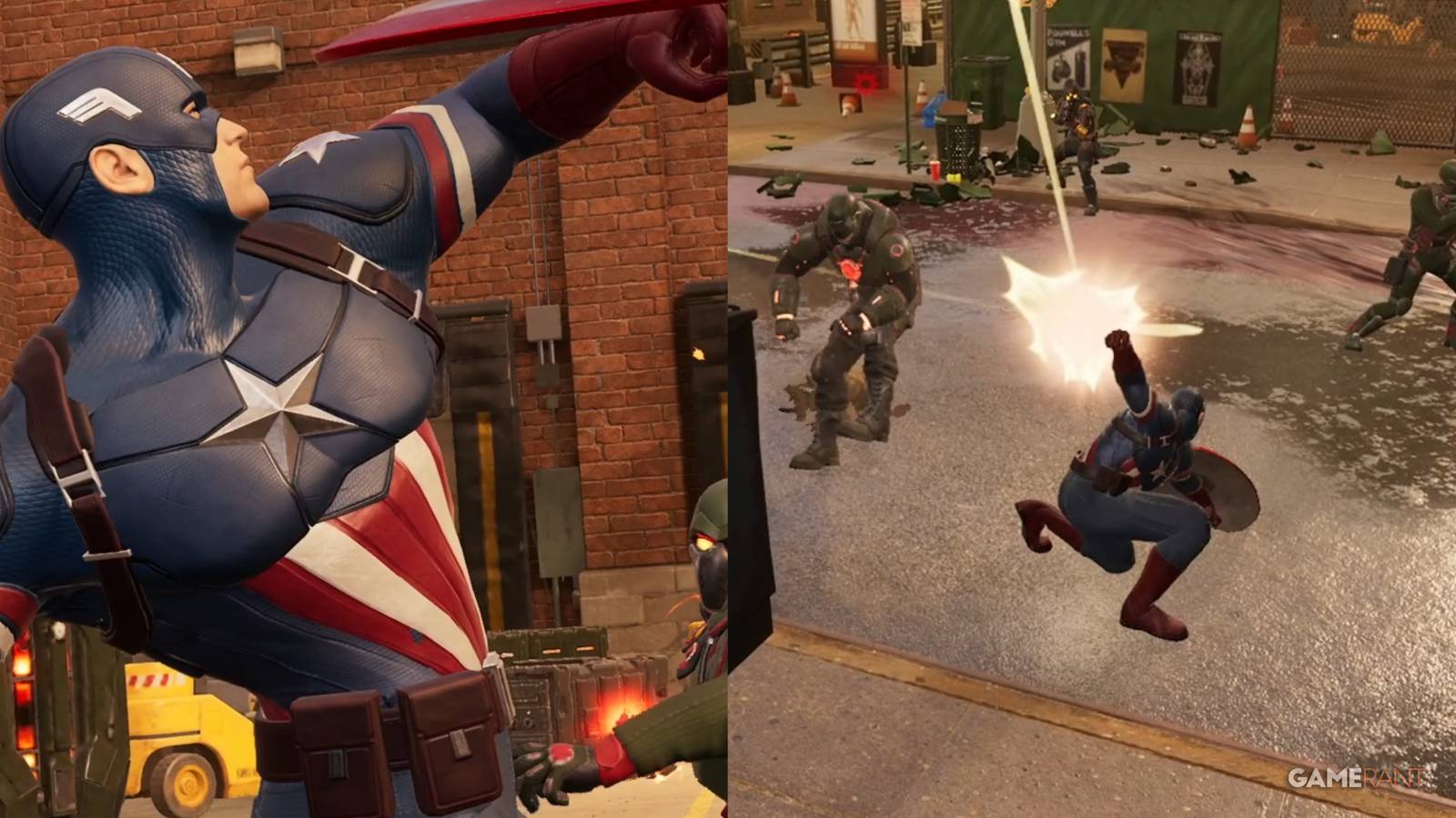 Marvel's Midnight Suns Captain America Best Cards Collage