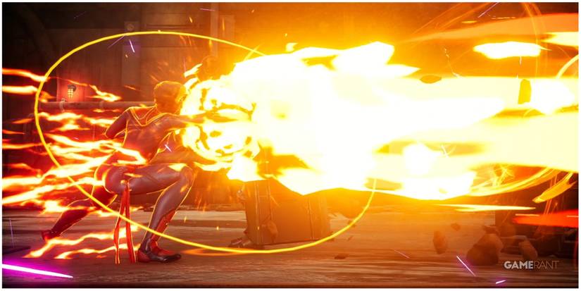 Marvel's Midnight Suns Captain Marvel Casting A Photon Beam