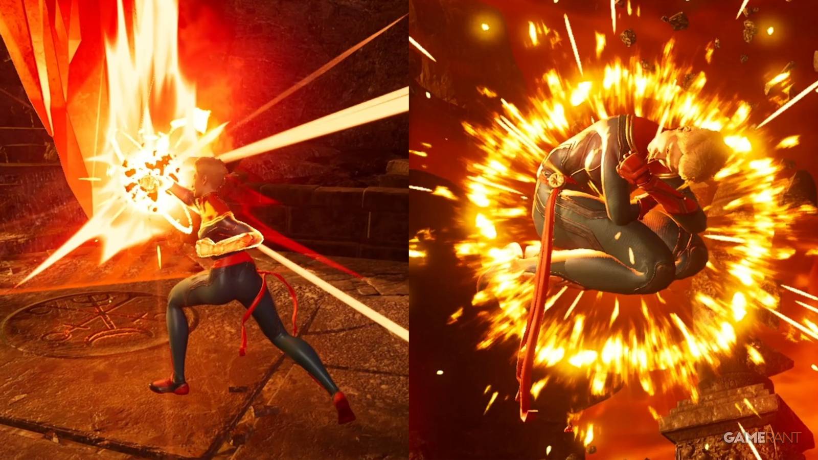 Marvel's Midnight Suns Captain Marvel Challenge Guide Collage