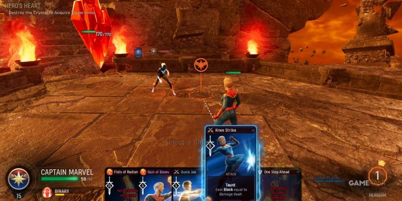 Marvel's Midnight Suns Captain Marvel Challenge Guide Step 2