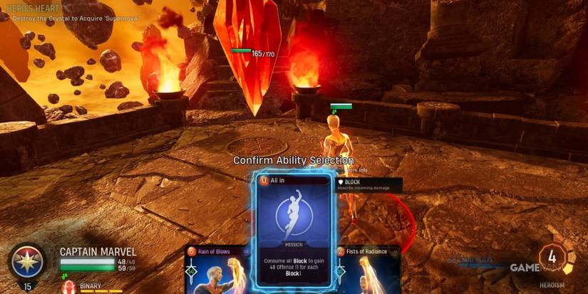 Marvel's Midnight Suns Captain Marvel Challenge Guide Step 8