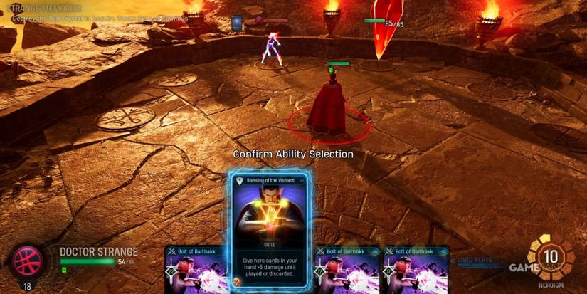 Marvel's Midnight Suns Doctor Strange Challenge Guide Step 8