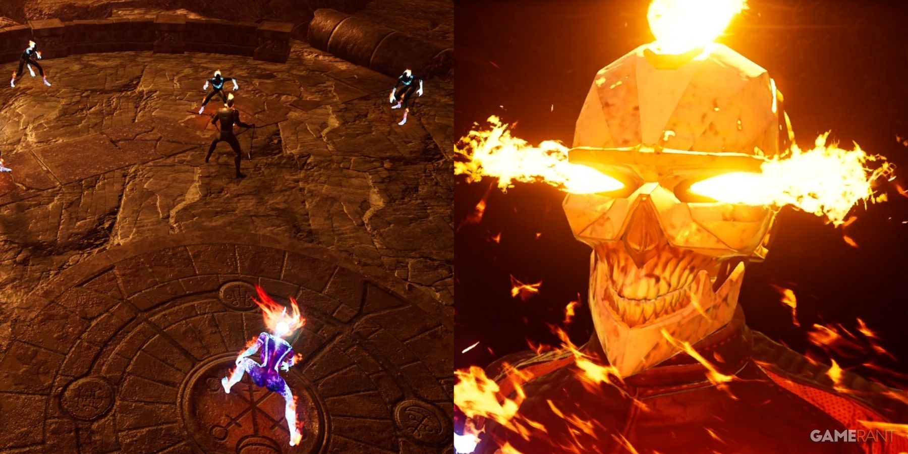 Marvel's Midnight Suns Ghost Rider Challenge Guide Collage