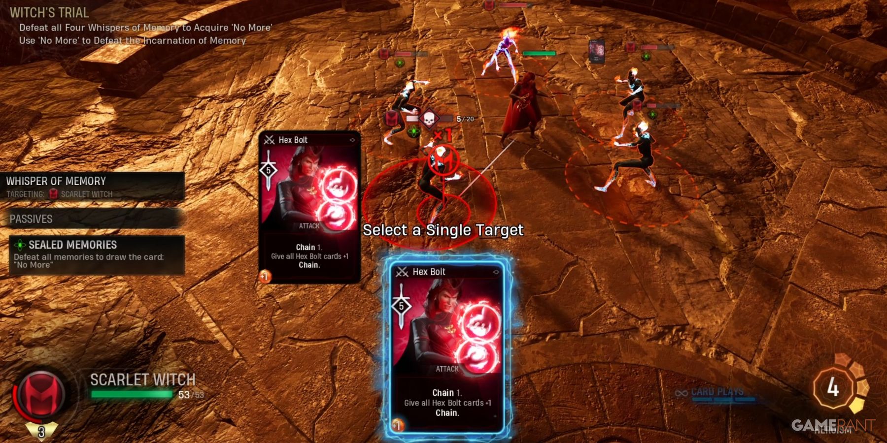 Marvel's Midnight Suns Scarlet Witch Challenge Guide Step 4