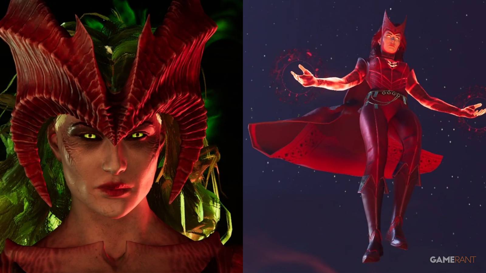Marvel's Midnight Suns Scarlet Witch Unlock Collage