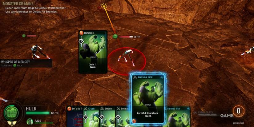 Marvel's Midnight Suns The Hulk Challenge Guide Step 1