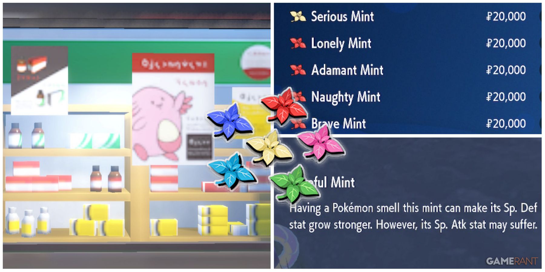 Pokemon Scarlet and Violet, Nature Guide - How To Change With Mints