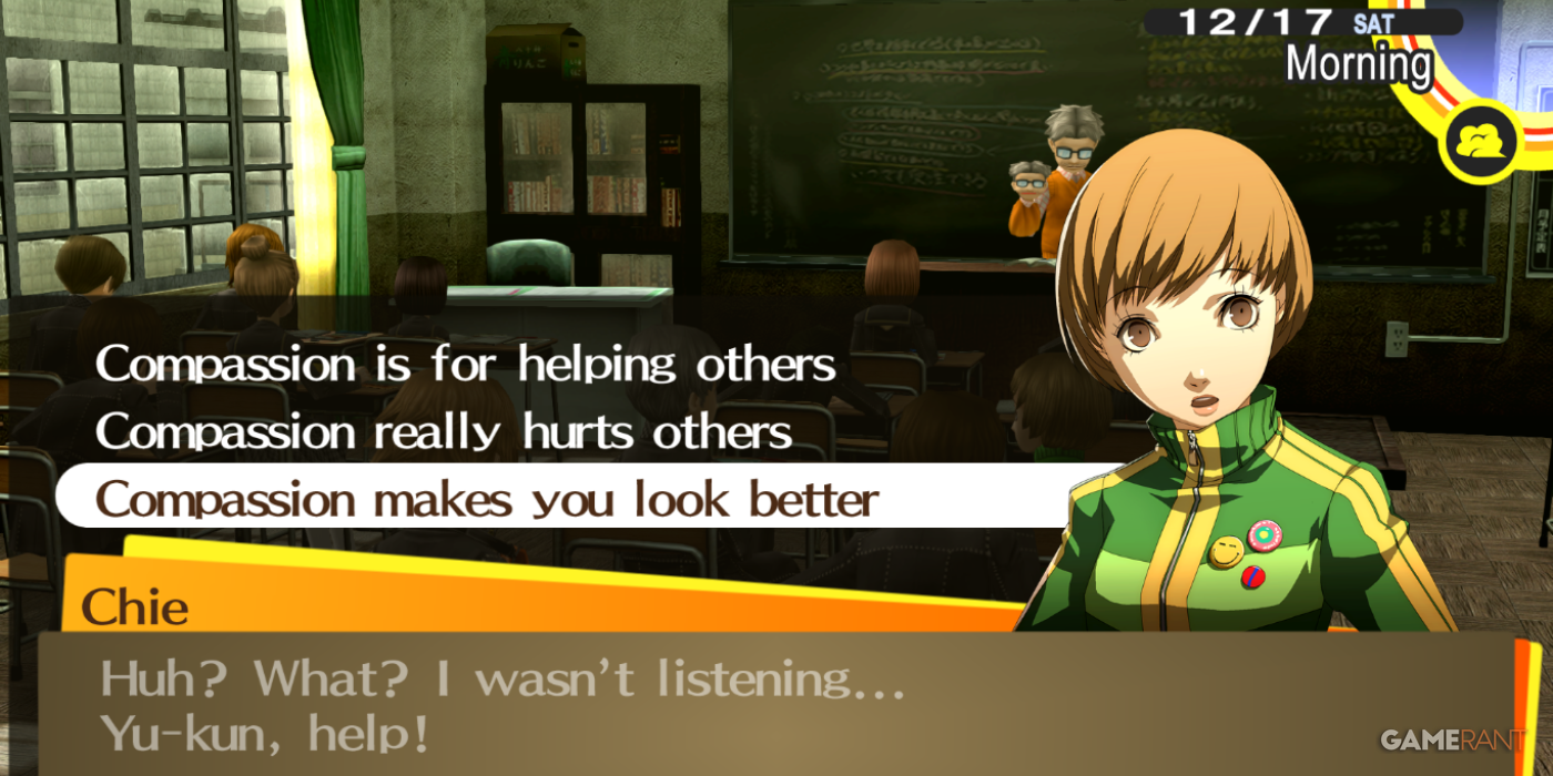 persona 4 golden chie satonaka